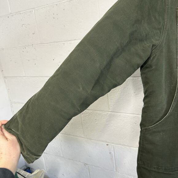 Vintage Carhartt Quilted Artic Duck Jacket “Green” CQ184 - Picture 6 of 13